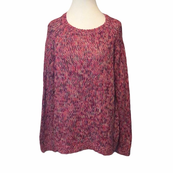 Stitches & Stripes Sweaters - NWT Stitches & Stripes pink bulky crochet sweater
